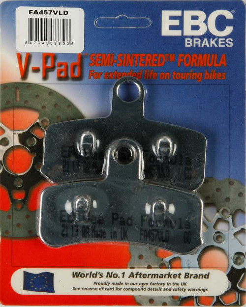 EBC FA457VLD Ebc Brake Pads Fa457Vld V-Series Chrome Fa457Vld