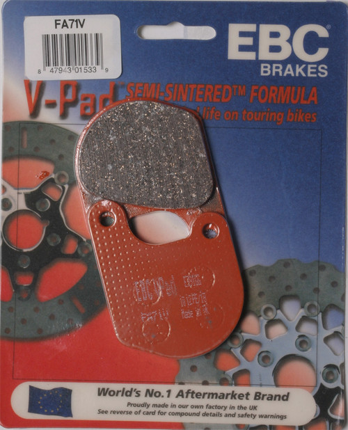 Ebc Brake Pads Fa71V Semi-Sintered V Series Fa71V