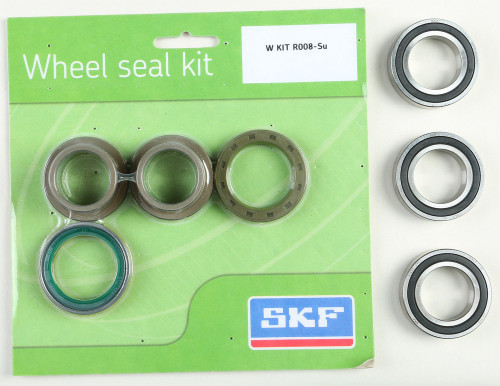 Skf Wheel Seal Kit W/Bearings Rear Wsb-Kit-R008-Su
