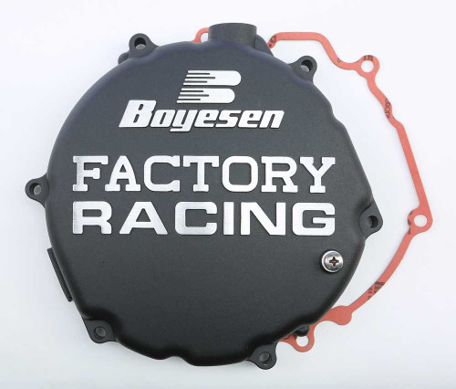 BOYESEN CC-12CB Boyesen Factory Racing Clutch Cover Black Cc-12Cb