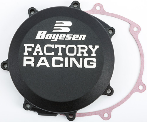 Boyesen Factory Racing Clutch Cover Black Cc-37Ab