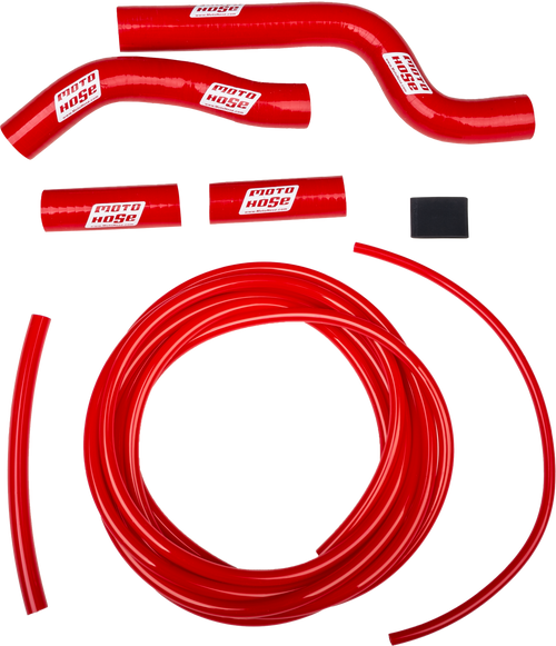 Moto Hose Silicone Hose Kit (Red) 24-23R