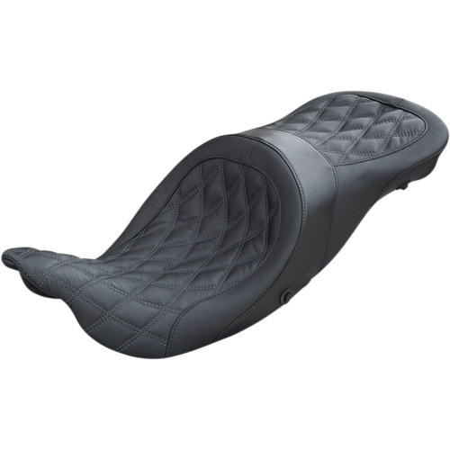 Danny Gray Longhaul 2Up Seat - Air - Double Diamond W/ Charcoal Gray Thread - Fl '08-'23 21-412Diaair