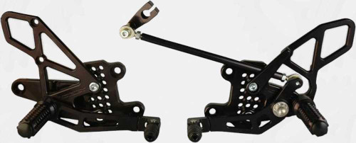 VORTEX RS273K Vortex Rear Set Complete Blk Hon Rs273K