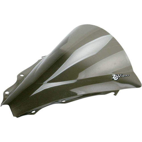 ZERO GRAVITY 1657902 Zero Gravity Double Bubble Windscreen - Smoke - Yzf-R6 16-579-02
