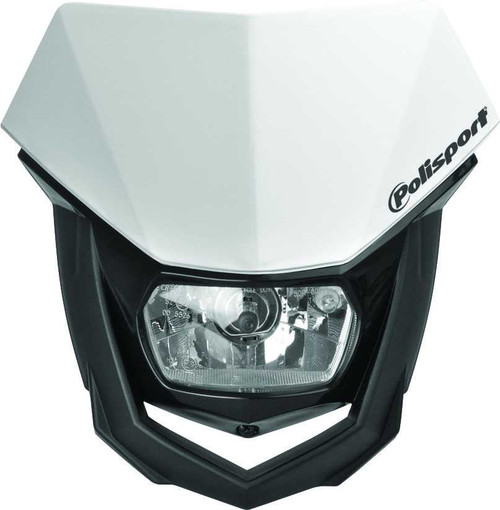 POLISPORT 8657400001 Polisport Headlight Halo White/Black 8657400001