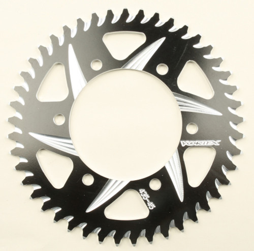 Vortex Rear Cat5 Sprocket Aluminum 45T-520 Blk Kaw/Suz/Yam 435Zk-45