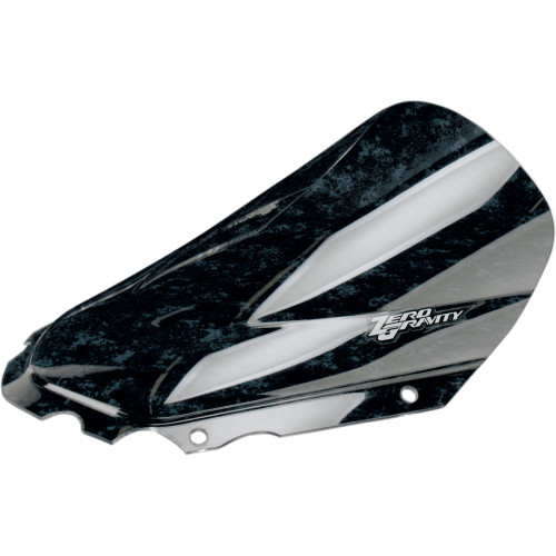 Zero Gravity Double Bubble Windscreen - Clear - Klr 16-206-01