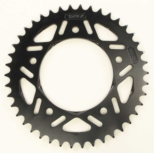 VORTEX 654K-42 Vortex Rear F5 Sprocket Aluminum 42T-525 Blk Hc Yam 654K-42