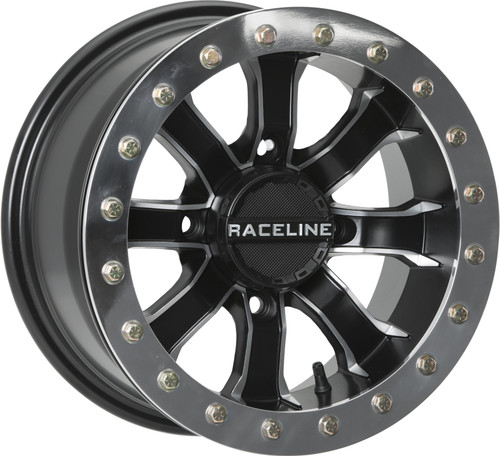 Raceline Mamba Bdlk Wheel 12X7 4/156 4+3 (+5Mm) Blk/Machined A7127056-43