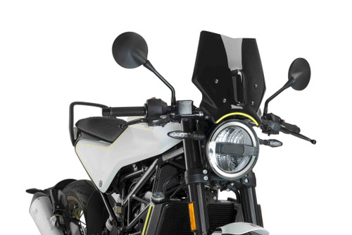 Puig Windscreen Naked New Gen Sport Black Hus 9702N