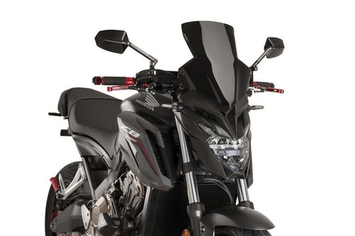 Puig Windscreen Naked New Gen Sport Black 9687N