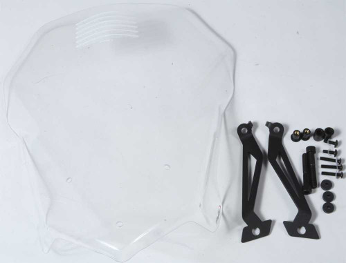 Puig 8187W Puig Windscreen Naked New Gen Touring Clear 8187W