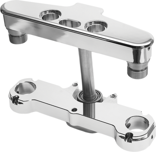 Hawg Halters Inc 41FBCR6 Hawg Halters Inc 6 Deg Raked Tripple Trees 41Mm Chrome Custom 41Fbcr6