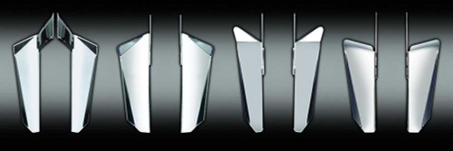 National Cycle N76605 National Cycle Switchblade Chrome Lowers Chrome Hardware N76605