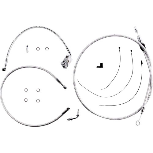 MAGNUM SHIELDING 3871255 Magnum Shielding Sterling Chromite Ii® Designer Handlebar Installation Kit - 10" - '18-'24 Softail 3871255