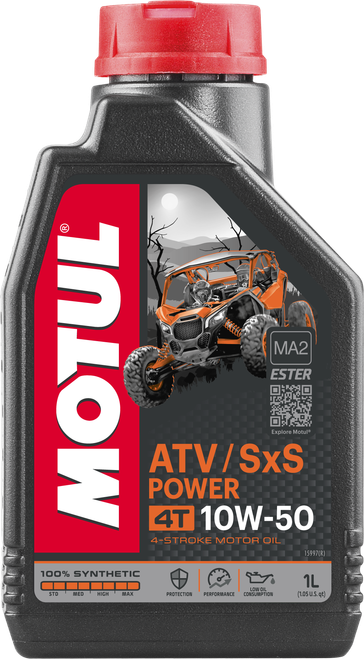 MOTUL 105900 Motul Atv/Sxs Power 4T 10W50 1Lt 105900