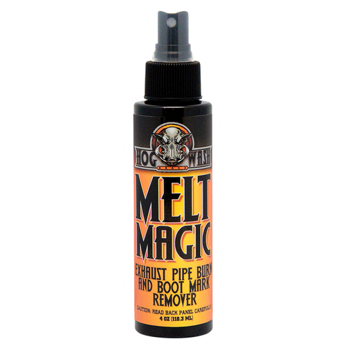 Hog Wash HW0988 Hog Wash Melt Magic Exhaust Pipe Burn And Boot Mark Remover 4Oz Hw0988