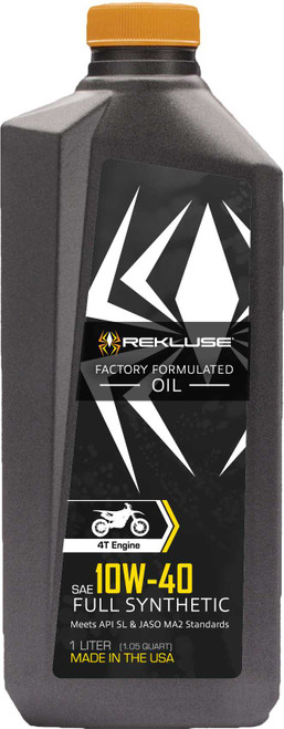 Rekluse Racing RMS-1099001 Rekluse Racing Full Syn Engine Oil 10W40 1L Rms-1099001