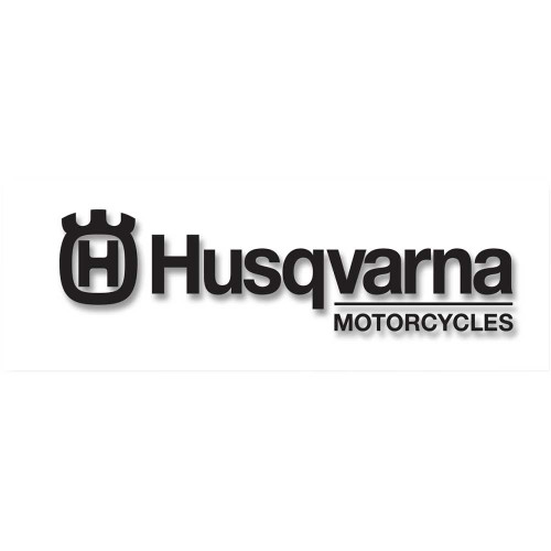 FACTORY EFFEX 2294652 Factory Effex Die-Cut Decal - 1' - Husqvarana Black 22-94652
