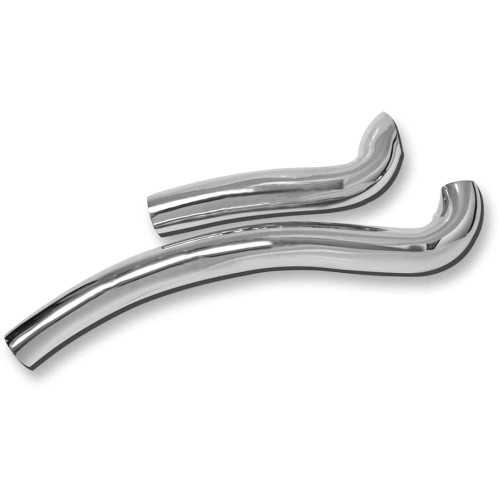 BASSANI XHAUST HSXLFF12 Bassani Xhaust Sweeper Heat Shields - Chrome Hs-Xl-Ff12
