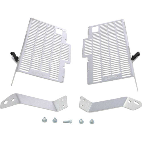 DEVOL 01011302 Devol Radiator Guards - Brushed Aluminum - Honda 0101-1302