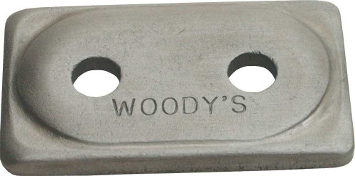 Woodys ADD2-3775-B Woodys Digger Support Plates Double Alum. 5/16" 48/Pk Add2-3775-B