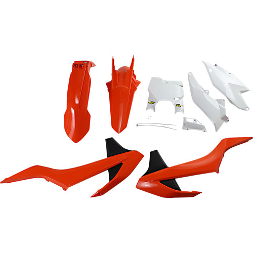 Cycra 5 Piece Replica Body Kit - Oem '18 Orange/White/Black - Ktm 1Cyc-9417-00 Cycra 5 Piece Replica Body Kit - Oem '18 Orange/White/Black - Ktm 1Cyc-9417-00