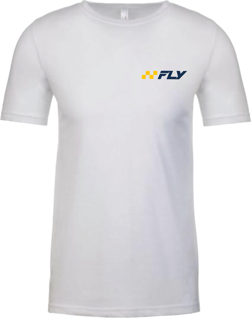 Fly Racing Fly Victory Tee White Lg 354-0327L