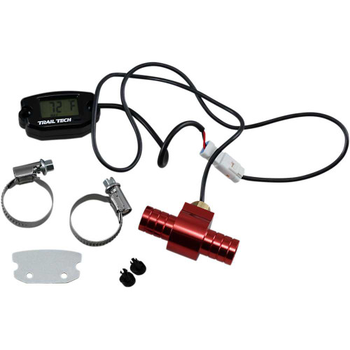 TRAIL TECH 742EH4 Trail Tech Universal Temperature Meter - Surface Mount - Black - 16 Mm 742-Eh4