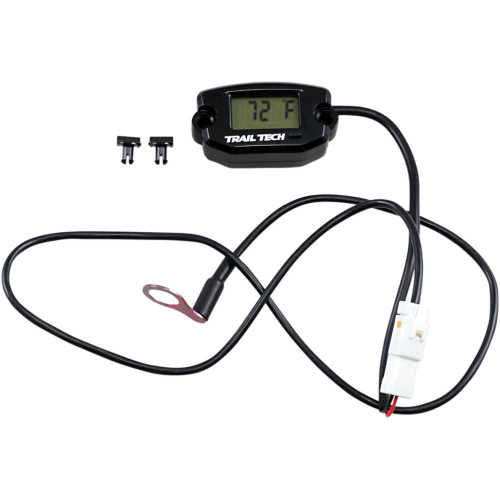 TRAIL TECH 742ET1 Trail Tech Universal Temperature Meter - Surface Mount - Black - 10 Mm 742-Et1