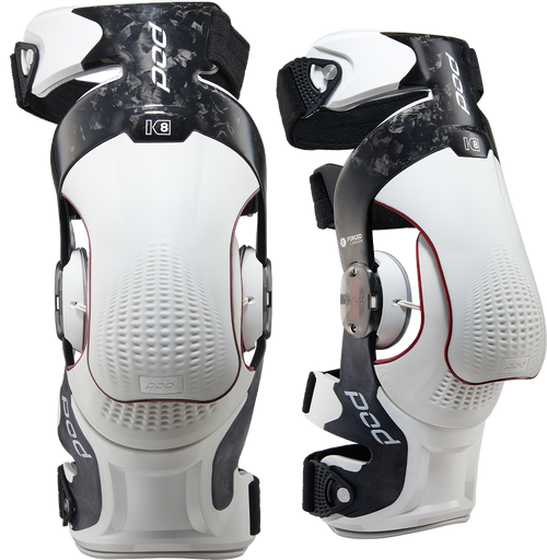 Pod K830-CLT-PR-SM Pod K8 3.0 Knee Brace Carbon (Pr) Carbon/White Sm K830-Clt-Pr-Sm