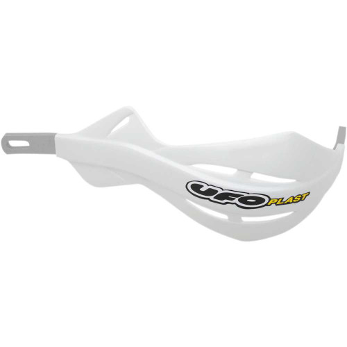 UFO PM01633041 Ufo Handguards W/ Aluminum - White Pm01633-041