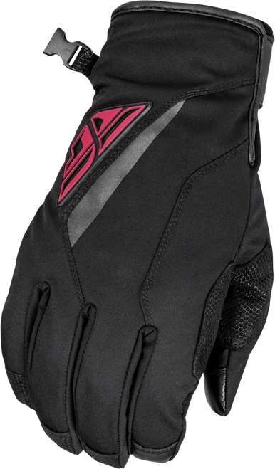 Fly Racing 371-0614M Fly Racing Title Long Gloves Black/Pink Md 371-0614M