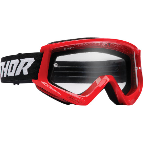 Thor Youth Combat Goggles - Racer - Red/Black