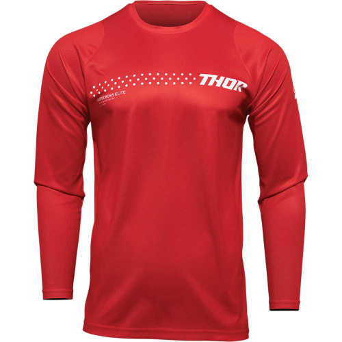 THOR 2912-2019 Thor Youth Sector Minimal Jersey - Red - Large