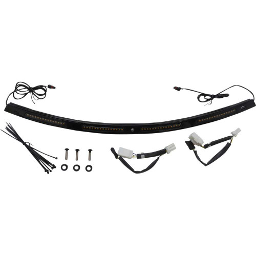 CUSTOM DYNAMICS CDWT201B Custom Dynamics Windshield Trim - Black Cd-Wt2-01-B