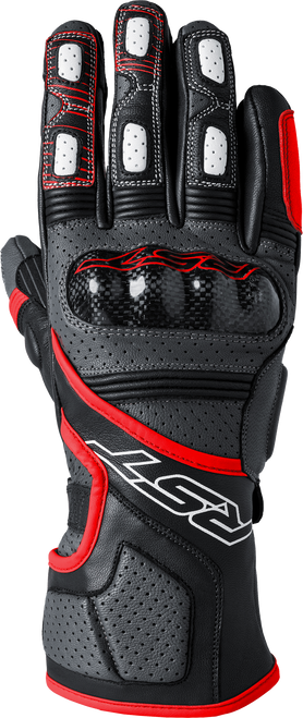 Rst 103179RED-10 Rst Fulcrum Ce Glove Grey/Red/Black Lg 103179Red-10