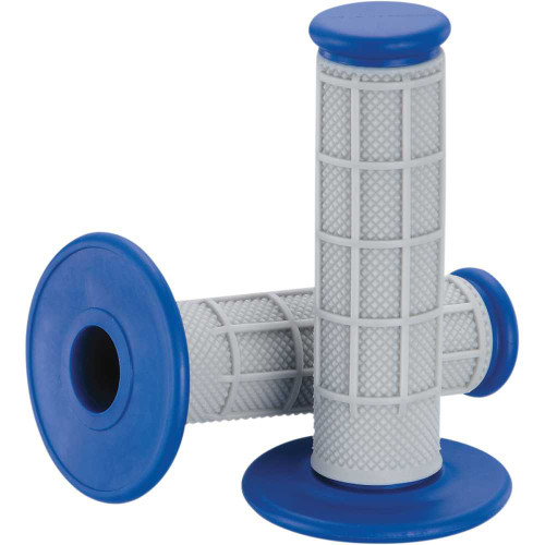 MOOSE RACING 1MG0715EUM Moose Racing Grips - Qualifier - Half Waffle - Blue 1Mg0715-Eum