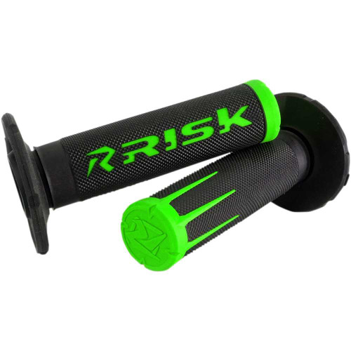 RISK RACING 00286 Risk Racing Grips - Fusion 2.0 - Green 00286