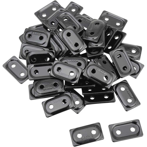 WOODY'S ADD23810B Woody'S Support Plates - Black - 48 Pack Add2-3810-B