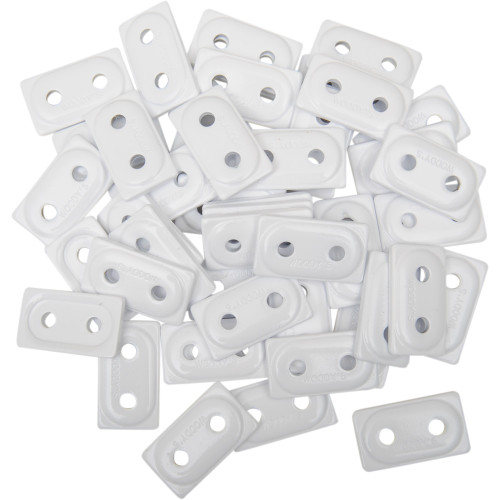 Woody'S Support Plates - White - 48 Pack Add2-3815-B