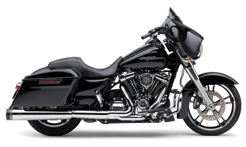 Cobra 4.5" Groove Tip Slip-On Chrome Flh/Flt 17-22 6291