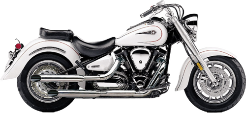 Cobra Blvd Slashcut Slip On Chrome Yam V-Star 1100 2173Sc