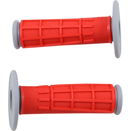 MOOSE RACING 1MG2315REM Moose Racing Grips - Compound - Half-Waffle - Red 1Mg2315-Rem