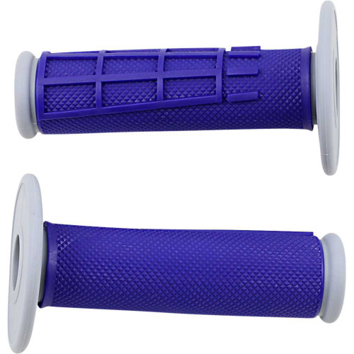 MOOSE RACING 1MG2315UEM Moose Racing Grips - Compound - Half-Waffle - Blue 1Mg2315-Uem