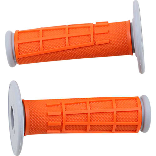 MOOSE RACING 1MG2315VEM Moose Racing Grips - Compound - Half-Waffle - Orange 1Mg2315-Vem
