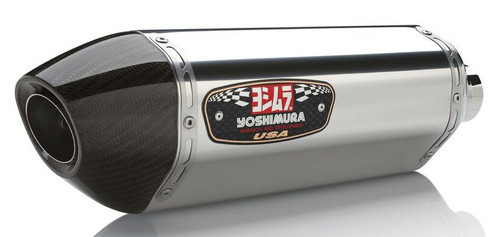 Yoshimura Exhaust Street R-77 Slip-On Ss-Ss-Cf 11600E0520 Yoshimura Exhaust Street R-77 Slip-On Ss-Ss-Cf 11600E0520