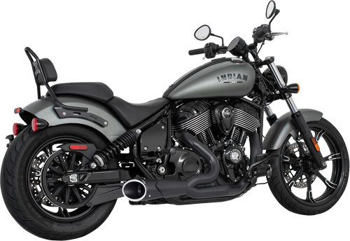 Freedom Shorty 2-1 4.5" Combat End Cap Indian Chief Bk/Bk In00405