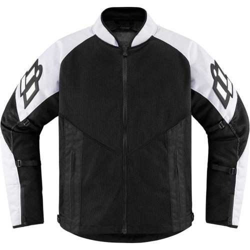 ICON 2820-5950 Icon Mesh Af Jacket - Black/White - Small